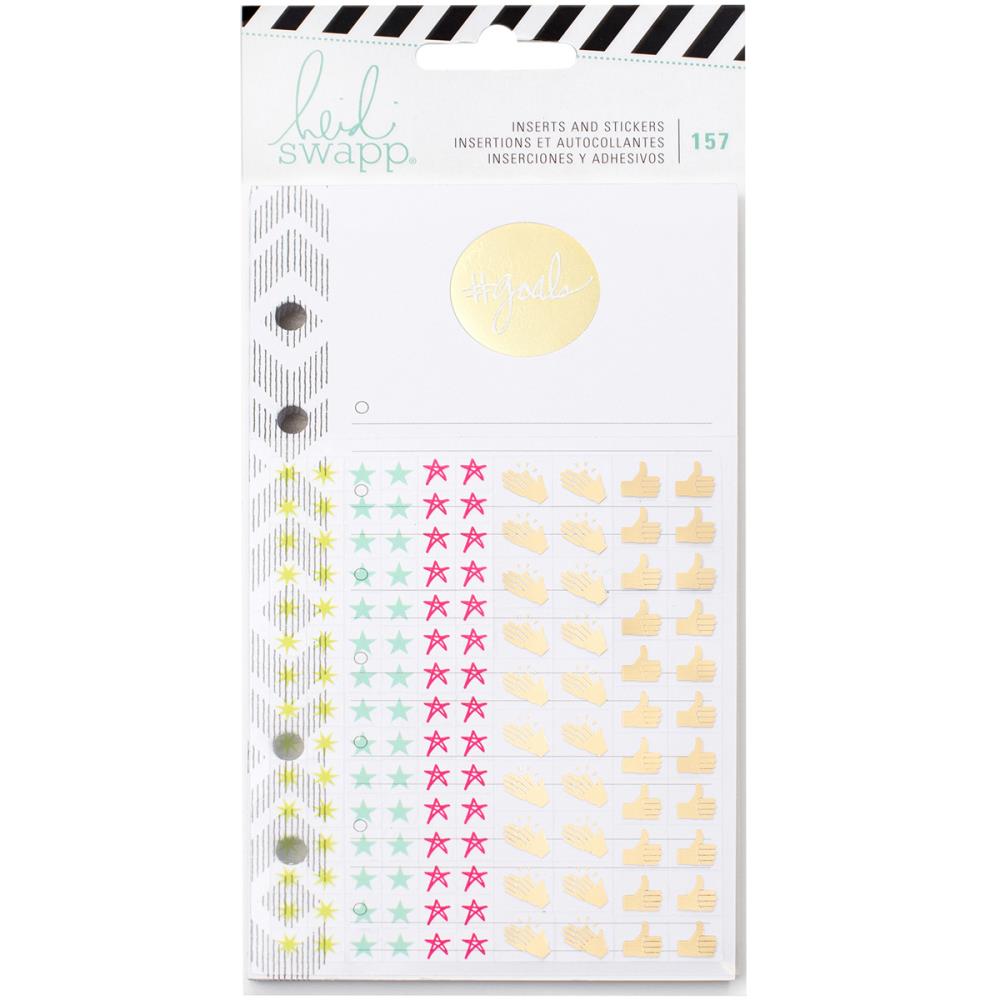 Запасной блок для планера с наклейками Heidi Swapp Memory Planner Inserts With Stickers