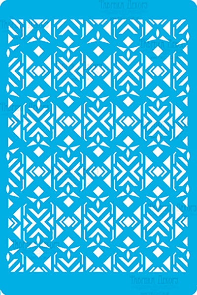 Трафарет многоразовый 15x20см Этнический орнамент #216, от Fabrika Decoru
