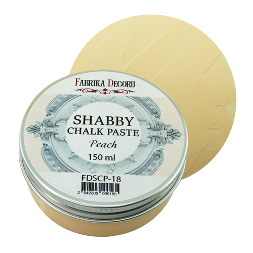 Меловая паста Shabby Chalk Paste Персик 150 мл, от Fabrika Decoru