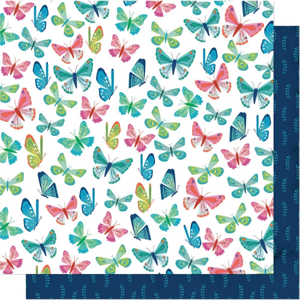 Лист двусторонней бумаги Flutter- Never Grow Up, от Shimelle, 30,5х30,5 см