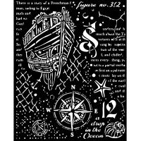 Трафарет SAILING SHIP к коллекции SONGS OF THE SEA 20х25 см, KSTD145