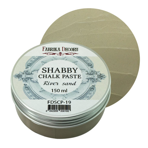 Меловая паста Shabby Chalk Paste Речной песок 150 мл, от Fabrika Decoru