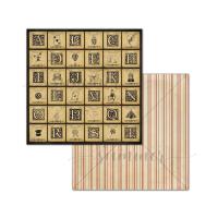 Лист двусторонней бумаги Illusion cards к коллекции Circus, 190гр, 30,5*30,5см, SS10122020-4, от Summer Studio