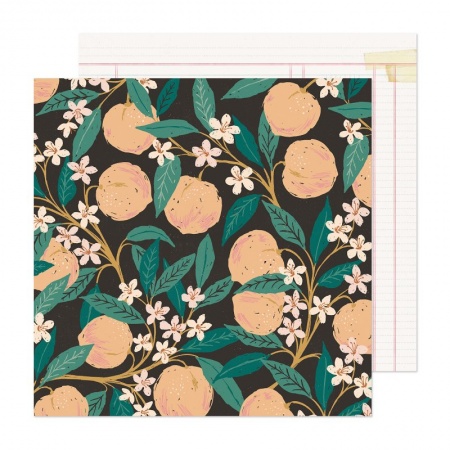 Лист двусторонней бумаги Natural Beauty, Коллекция Marigold от Crate Paper, 30,5х30,5