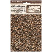Набор рисовой бумаги COFFEE  & CHOCOLATE 8 листов, А6, 10.5х14.5 см, от Stamperia, DFSAK6012