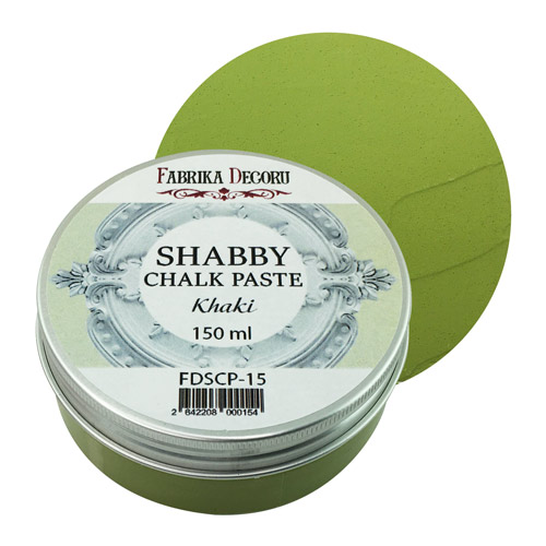 Меловая паста Shabby Chalk Paste Хаки 150 мл, от Fabrika Decoru