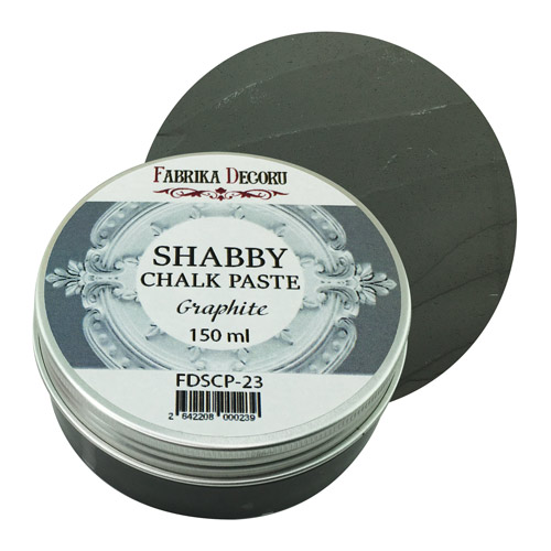 Меловая паста Shabby Chalk Paste Графит 150 мл, от Fabrika Decoru
