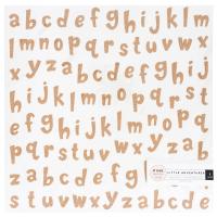Кардсток с глиттером к коллекции Little Adventurer Alphabet, от Pink Paislee