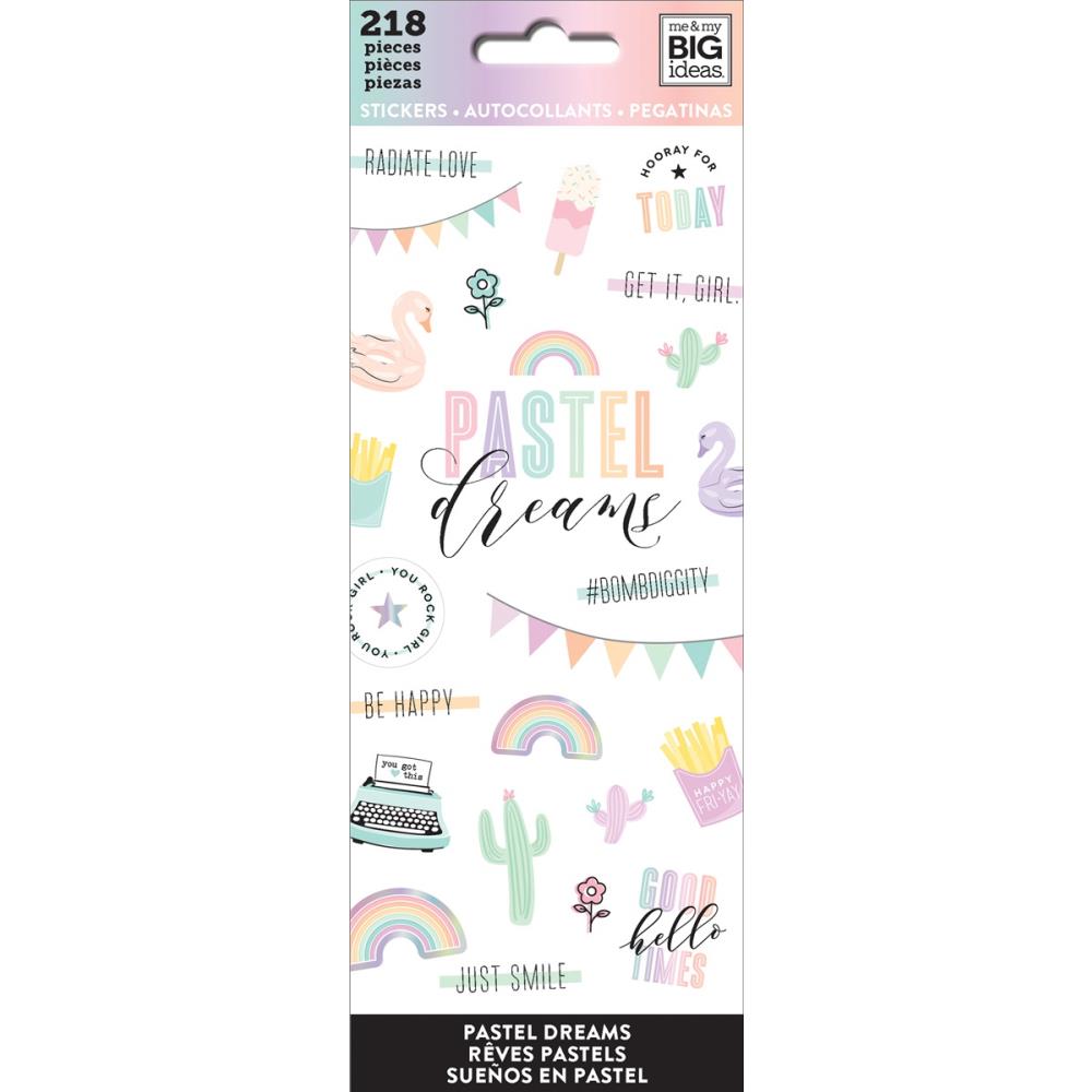 Альбом наклеек Pastel Dreams Happy Planner Sticker Sheets