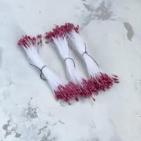 Тычинки матовые 1 мм, бордовые 100 шт, индивидуальная разработка Pastel Flowers