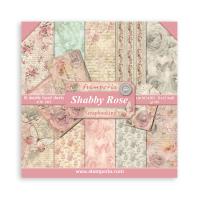 ПРЕДЗАКАЗ! Набор двусторонней бумаги Shabby Rose от Stamperia, 10 листов 30,5x30,5, SBBL12