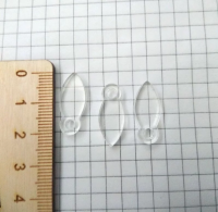 Анкер прозрачный, 21 мм х 9 мм, толщина 2 мм, 1 шт, от Scrapmama