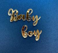 Акриловая надпись  "Baby boy"