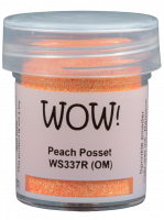 Пудра для эмбоссинга с глиттером Peach Posset от WOW!, размер обычный