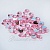 Стразы-сердечки 8 мм розовый (уп. 10 шт)