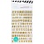 Набор наклеек алфавит глиттер Heidi Swapp Memory Planner Stickers  (2 листа)