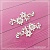 Чипборд Набор завитков со снежинками 2 шт. ЧБ-2467, от СкрапМагия