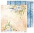 Двусторонний лист бумаги FANTASY коллекция "Теплое море -5", размер 30*30см, 190 гр