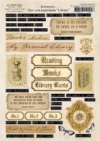 10 шт! Лист для вырезания "Library" (Библиотека) А4, SS04122020