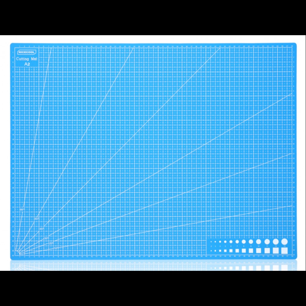 Коврик (мат) для резки "Голубой"  A2 (45*60 см)