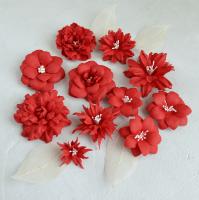 Базовый набор цветов Красный, от Оксаны Ваниной