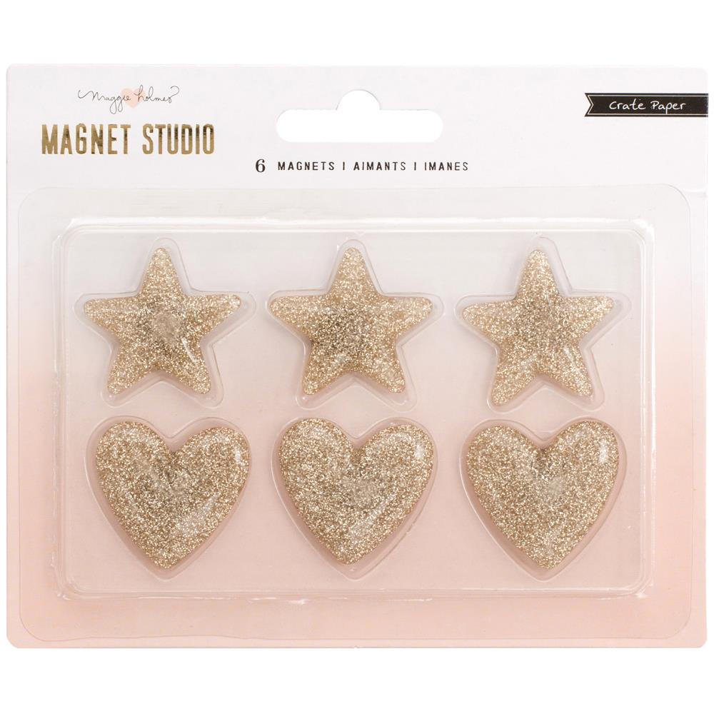 Магнитные звезды и сердечки для доски Magnet Studio Magnetic Hearts & Stars от Maggie Holmes