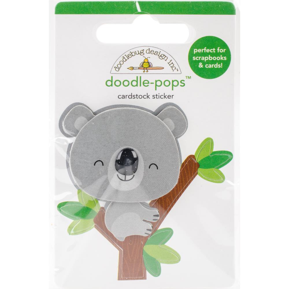 Обьемные 3D наклейки Doodlebug Doodle-Pops 3D At The Zoo KC Koala