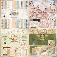 "ДЛЯ ДУШИ" - Комплект (сет) из 4х наборов бумаги для скрапбукинга 30,5х30,5 см от Голден Скрап (GoldenScrap)