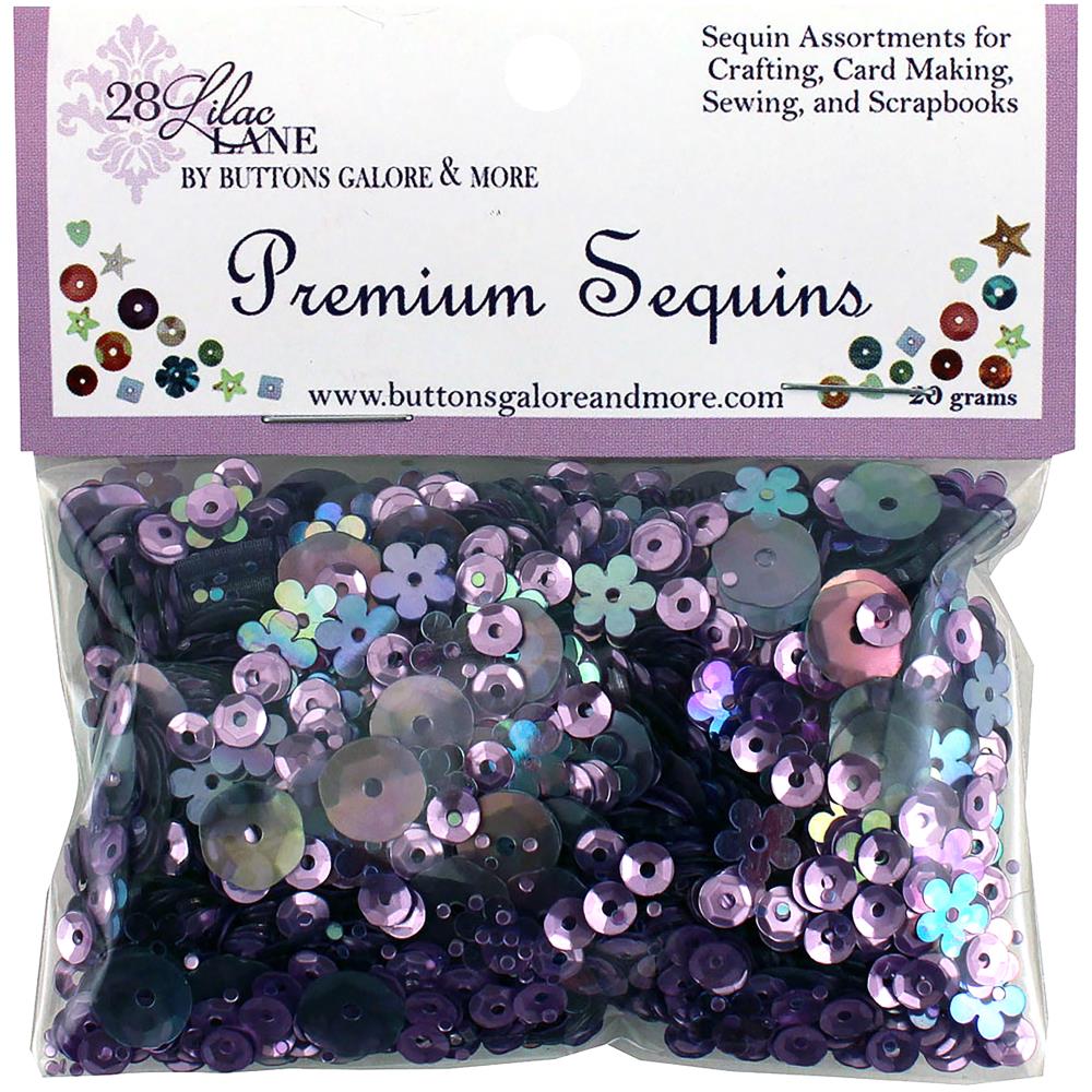 Микс пайеток 28 Lilac Lane Premium Sequins 20g Цвет Lilac