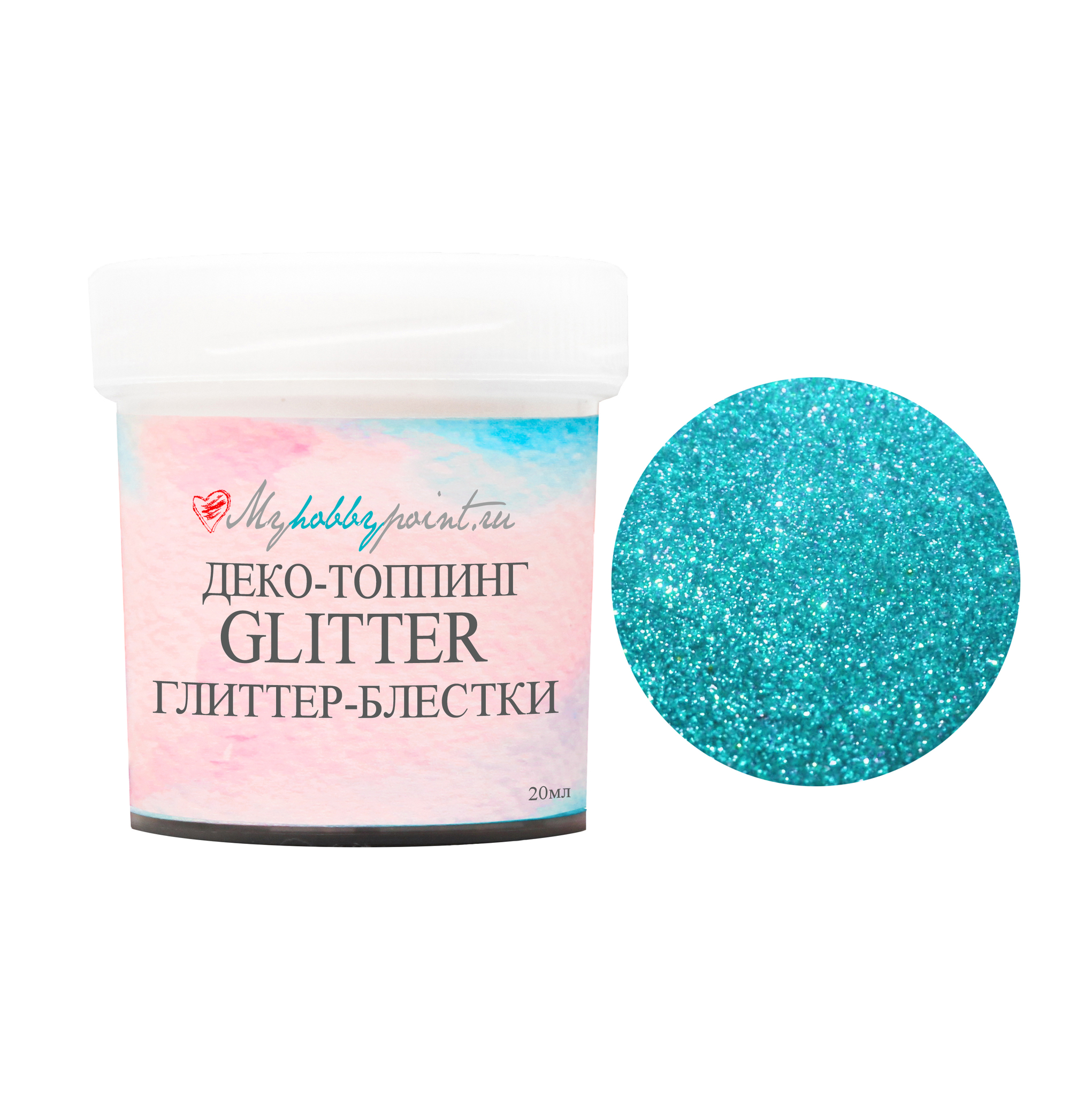 Глиттер-блестки COLOR CRYSTAL SHINE 10МЛ СРЕДИЗЕМНОЕ МОРЕ, от MyHobbyPoint