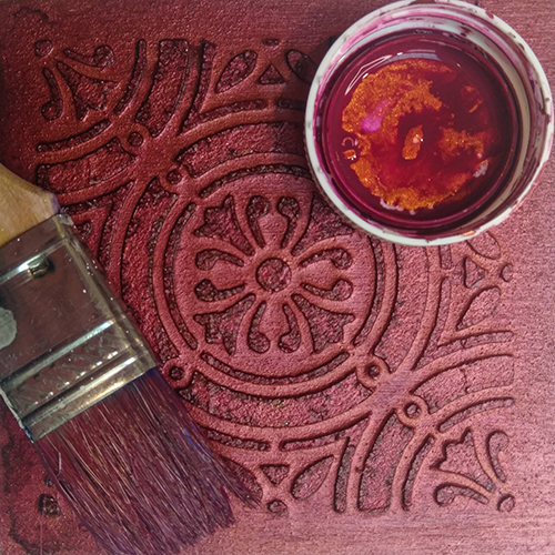Сияющая патина «Красный турмалин» 20 мл, от Fractal Paint