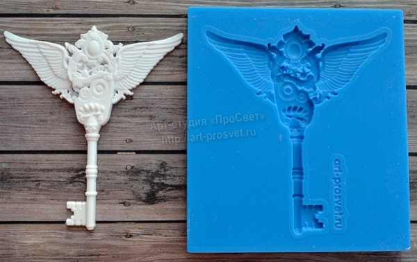 Молд "Ключ с крыльями" от Art-Prosvet