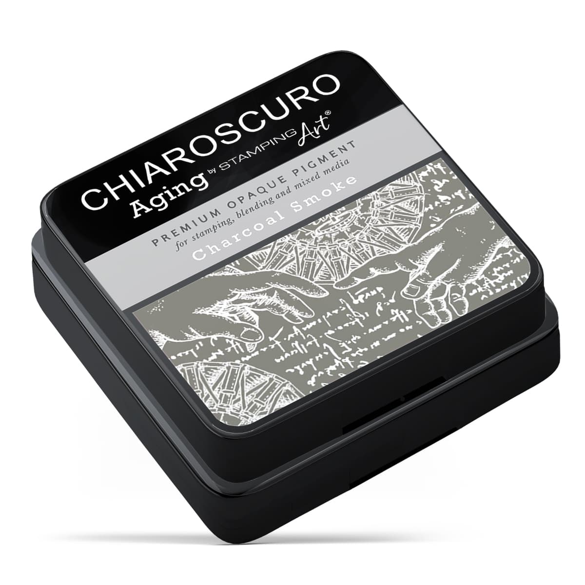 Водостойкие быстросохнущие непрозрачные чернила "Chiaroscuro" цвет Aging Charcoal Smoke, CiaoBella