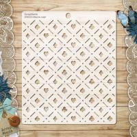 Трафарет Алиса в сказке. Масти карт от Craftstory и ScrapMania, 206223