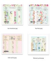 Cет №3 из 4 наборов бумаги Summer Studio 20x20 см