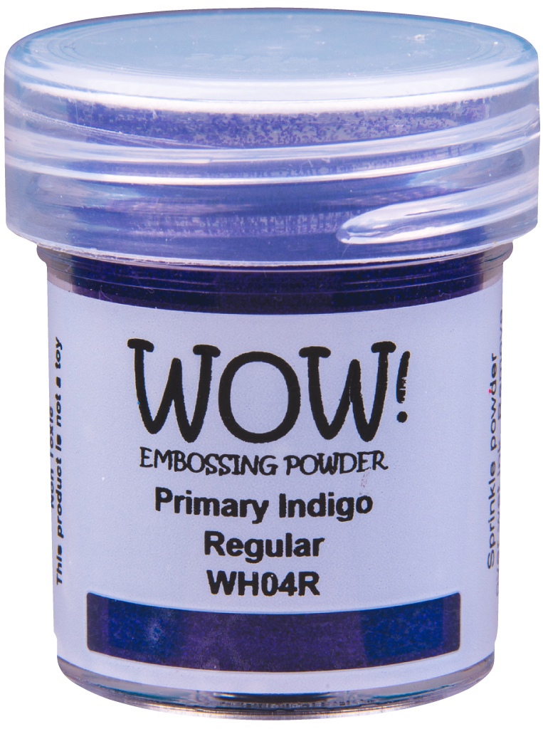 Пудра для эмбоссинга (базовые цвета) "Primary Indigo" от WOW!, размер обычный