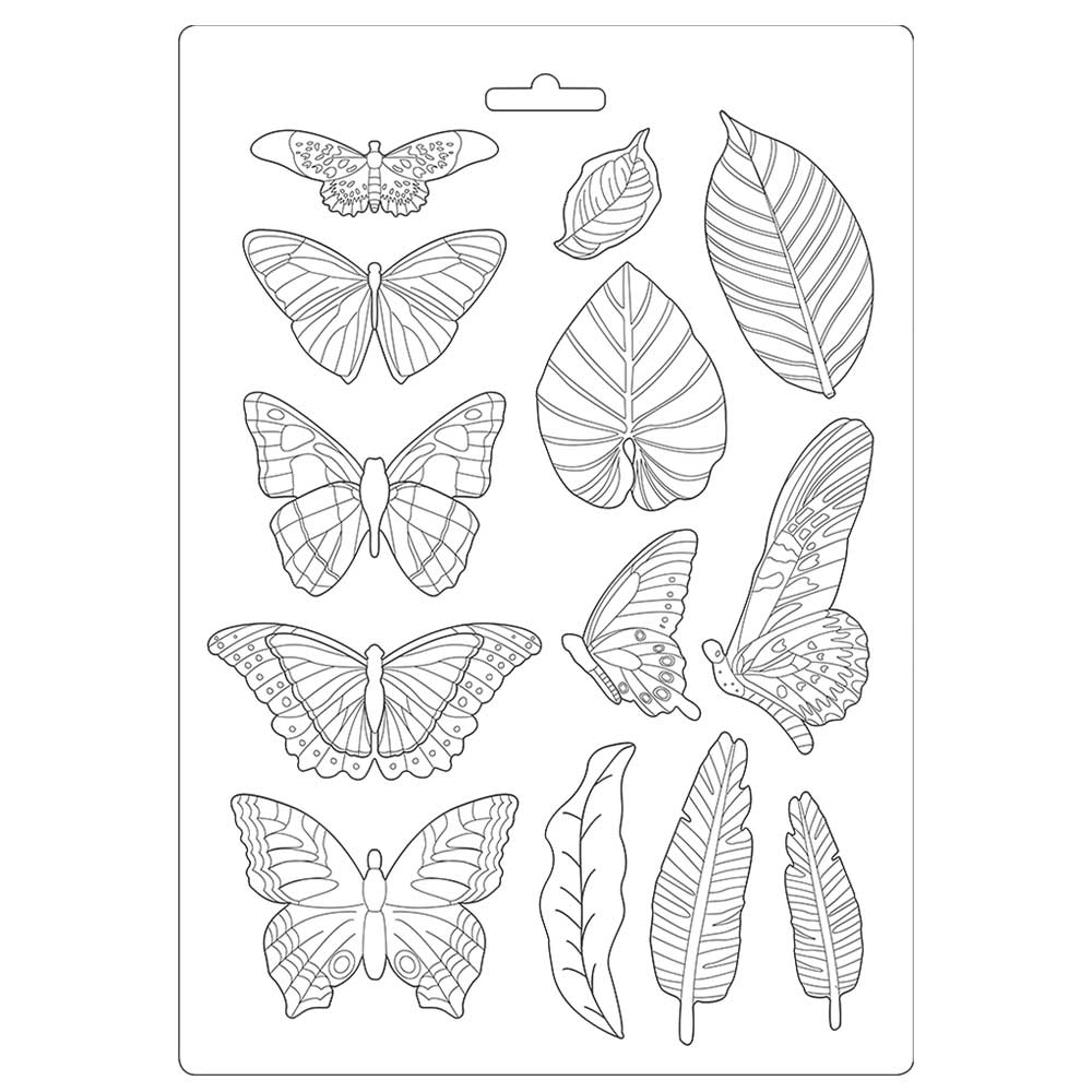 Молд к коллекции "AMAZONIA" от Stamperia, А4, K3PTA489