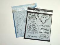 Набор из 2х трафаретов Stamperia