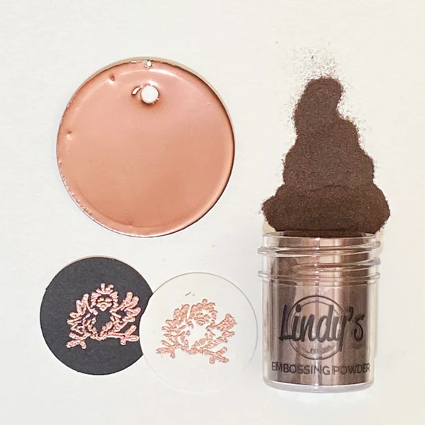 Пудра для эмбоссинга Cool Man Copper, от Lindy's Stamp Gang