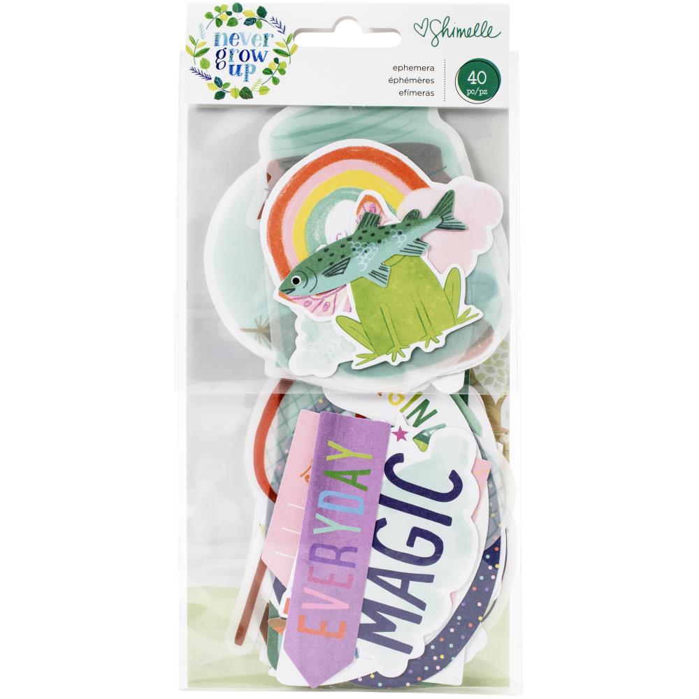 Набор высечек из веллума и кардстока Never Grow Up - Shimelle