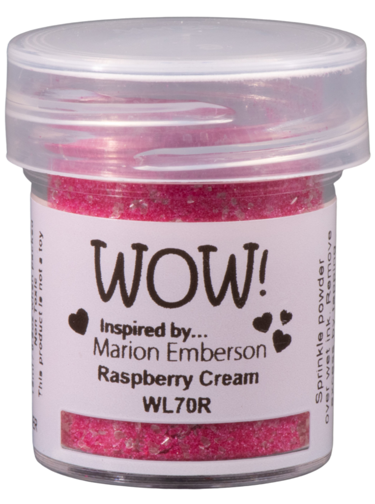 Пудра для эмбоссинга (специальные цветные смеси) Raspberry Cream от WOW!