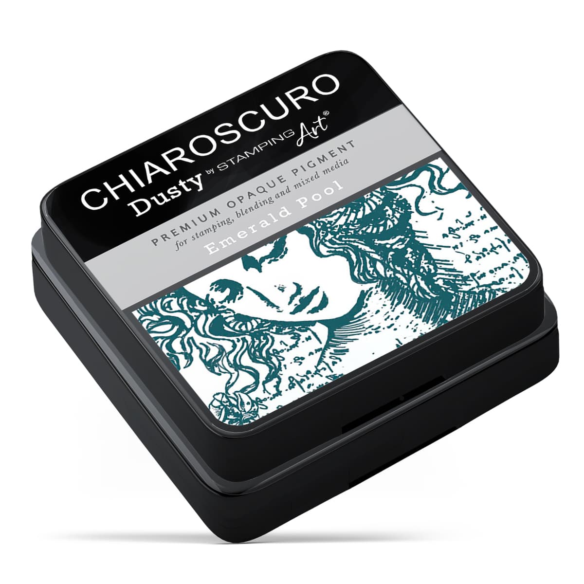 Водостойкие быстросохнущие непрозрачные чернила "Chiaroscuro" цвет Dusty Emerald Pool, CiaoBella