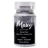 Глиттер в баночке Moxy Extra Fine Серебро 50 г