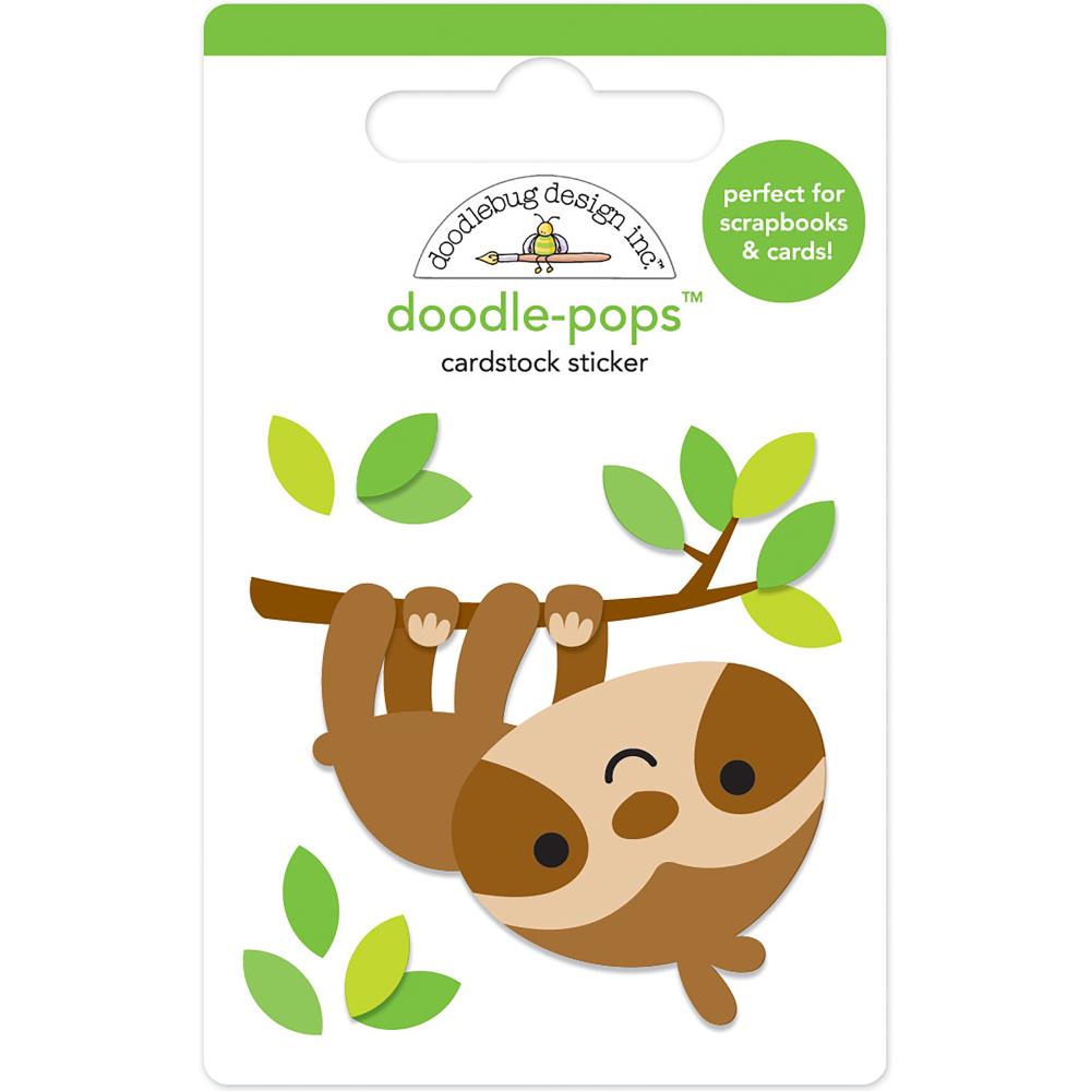 Обьемные 3D наклейки Doodlebug Doodle-Pops 3D "Hang in there", 6050