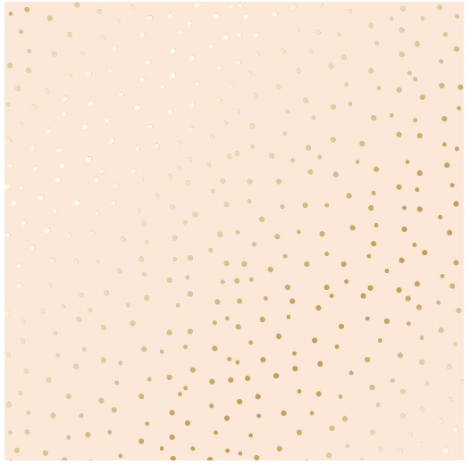 Лист односторонней бумаги с фольгированием Golden Drops Beige от Фабрика Декору, 30,5 х 30,5 см