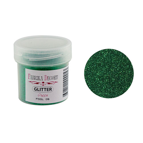 Глиттер Зеленый, 20 мл, Fabrika Decoru FD-GL005