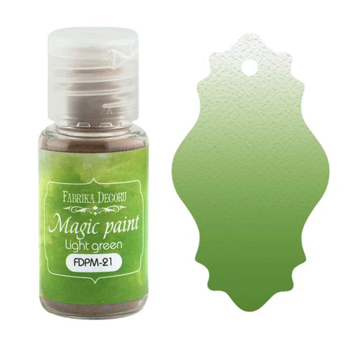 Сухая краска "Magic paint" цвет "Светло-зеленый", 15мл