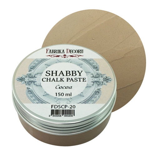 Меловая паста Shabby Chalk Paste Какао 150 мл, от Fabrika Decoru