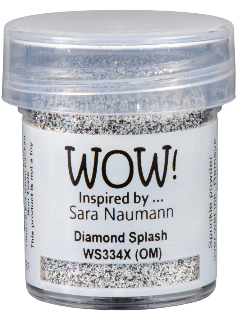 Пудра для эмбоссинга с глиттером Diamond Splash от WOW!, размер обычный