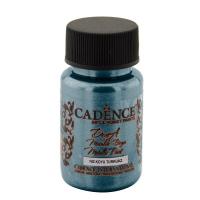 Акриловая краска Cadence Dora Metallic Paint. Dark Turquoise-142